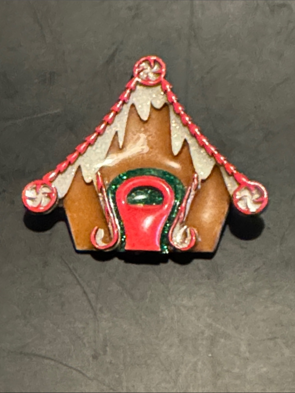 Vintage House Pins by Lucinda Festive Gingerbread House Brooch